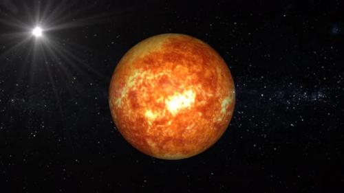 Videohive - Sun planet animation. 2376 - 48369628 - 48369628