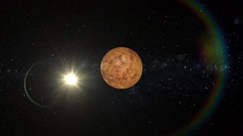 Videohive - Venus Planet animation in space. 2398 - 48369637 - 48369637