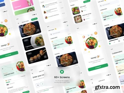 Food Recipe UI KIT Ui8.net