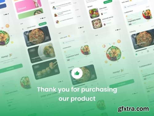 Food Recipe UI KIT Ui8.net