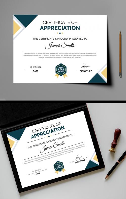 Modern Certificate Design 643883680