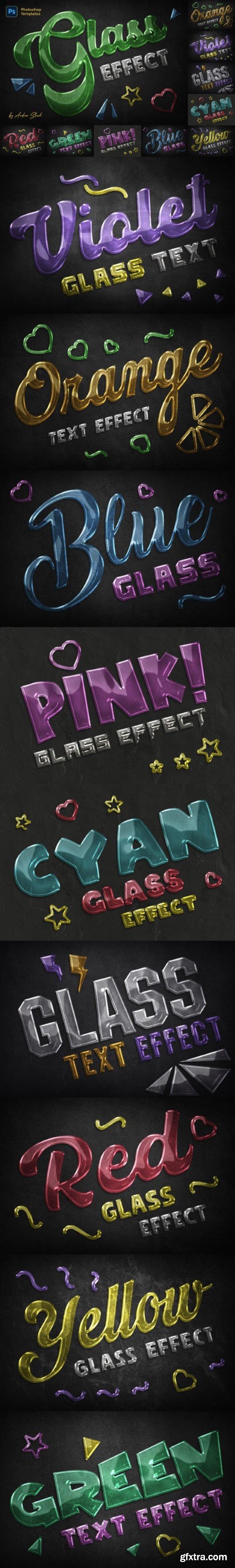 Glass Text Effects