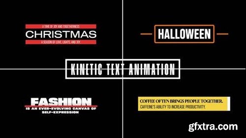 Videohive Kinetic Text Animation 48650780