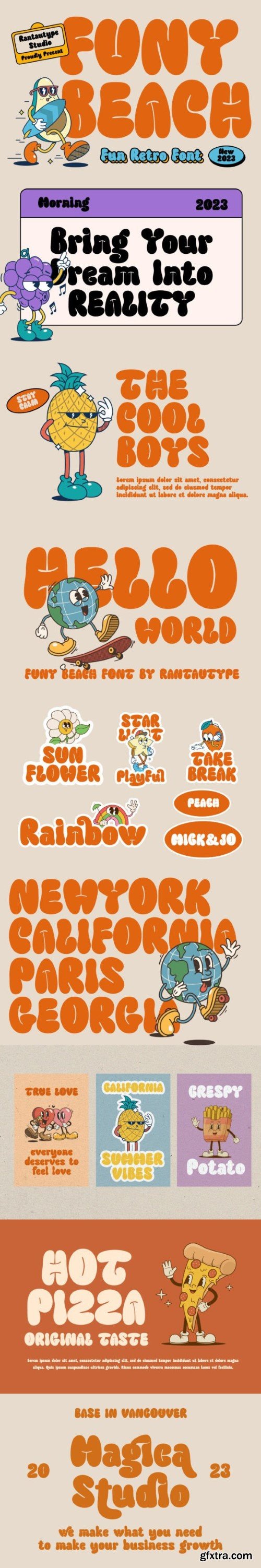 Funy Beach Font