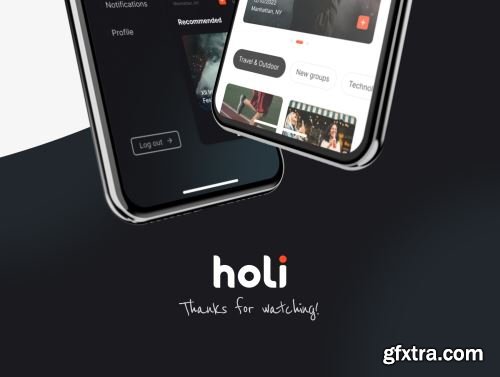 Holi · Booking App UI Kit Ui8.net