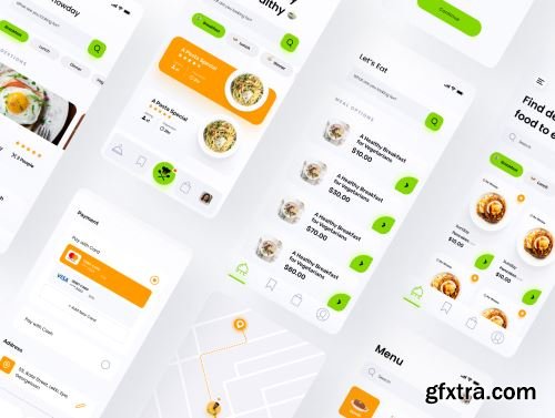 Grubr Food Card UI Kit Ui8.net