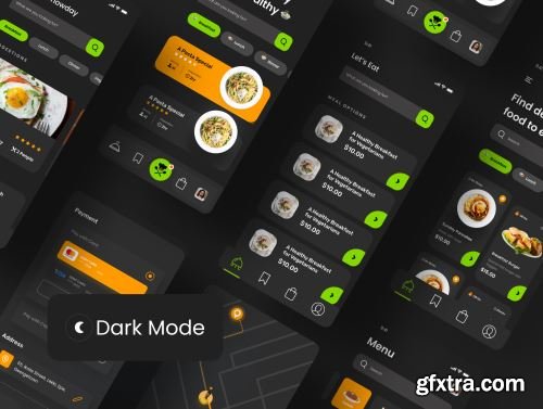 Grubr Food Card UI Kit Ui8.net