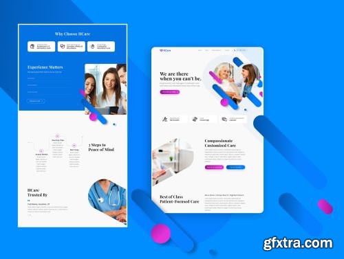 HCare Landing page Ui8.net