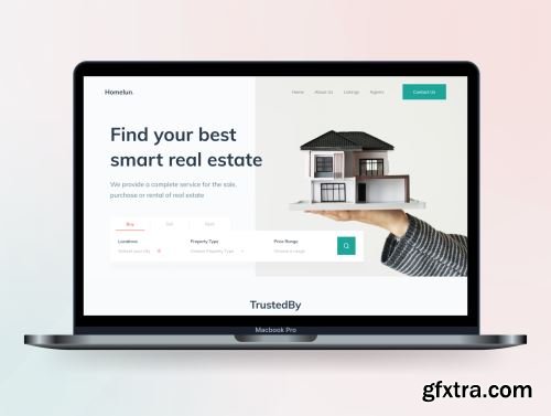 Homelun - Real Estate Landing Page UI KIT Ui8.net