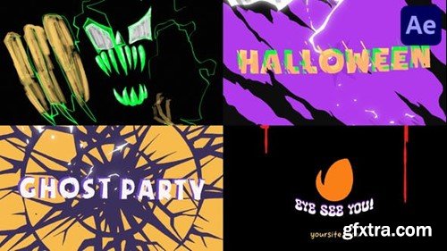 Videohive Horror Monster Logo Opener for After Effects 48658293