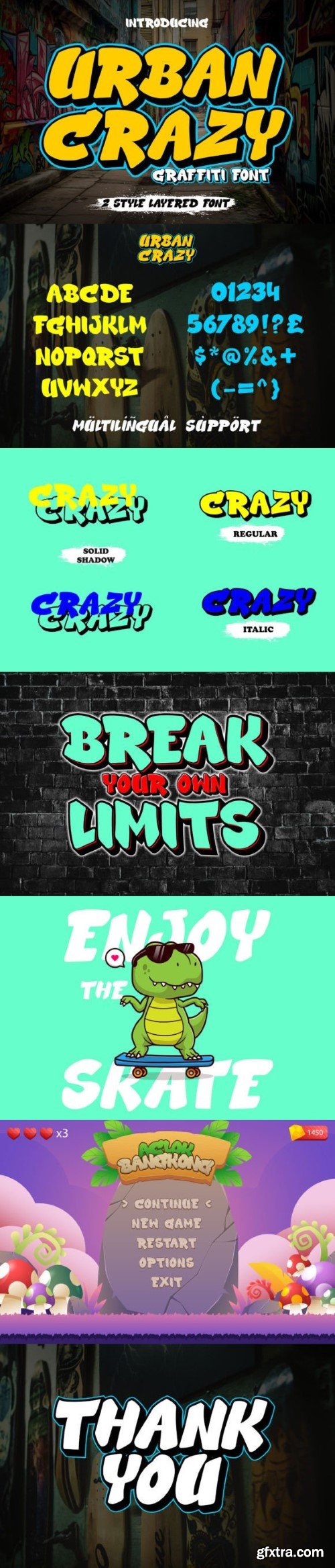 Urban Crazy Font