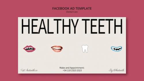 Premium PSD | Dental care facebook template Premium PSD