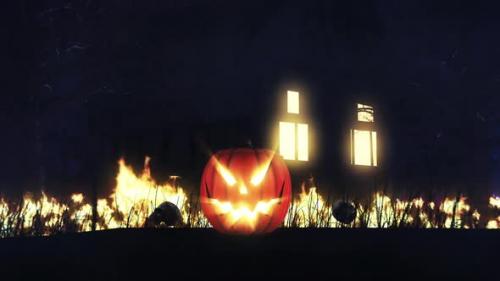 Videohive - Halloween Dark Forest Reveal - 48318083 - 48318083