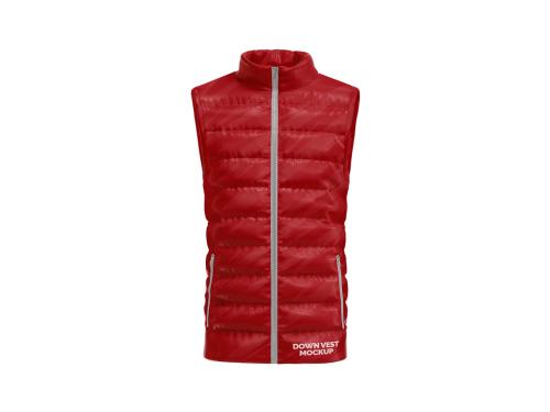 Down Vest Mockup - Front View 642243163