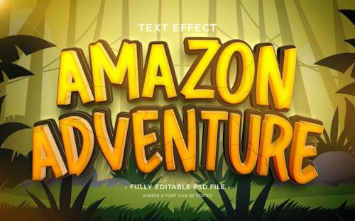 Premium PSD | Amazon text effect Premium PSD