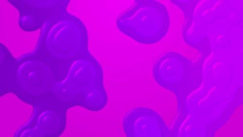 Videohive - Purple Liquid Bubbles Background Animation of Abstract Backdrop - 48323163 - 48323163