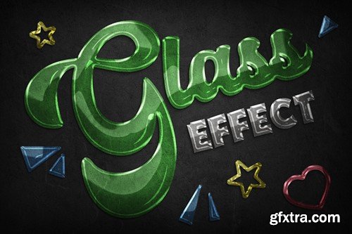 Glass Text Effects YV3A2JY