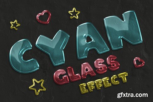 Glass Text Effects YV3A2JY