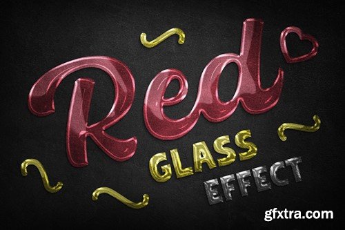 Glass Text Effects YV3A2JY