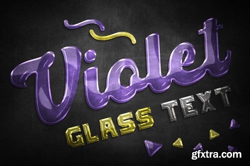 Glass Text Effects YV3A2JY