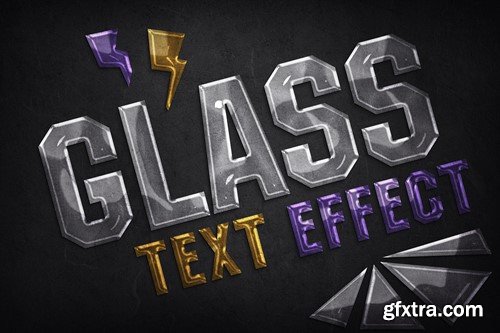 Glass Text Effects YV3A2JY