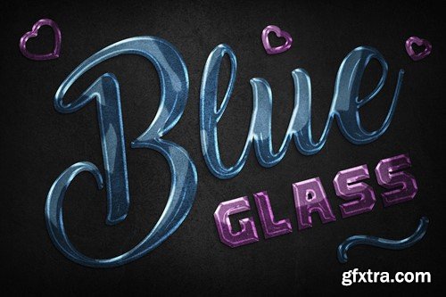 Glass Text Effects YV3A2JY