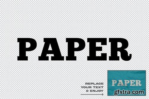 Realistic Paper Textured Layer Style Text Effect F2Q3Y6K