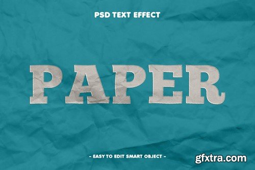 Realistic Paper Textured Layer Style Text Effect F2Q3Y6K