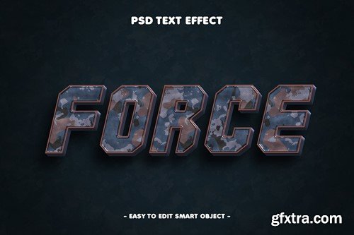 Force Dynamic 3d Psd Layer Style Text Effect VXRBP8J