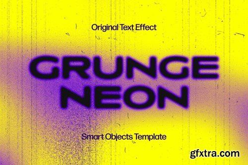 Grunge Neon Text Effect NC892U9