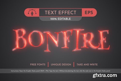 Inferno - Editable Text Effect, Font Style WUGNZ56