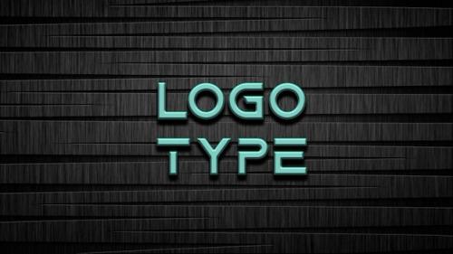 Premium PSD | Psd logo mockup on panel wall Premium PSD