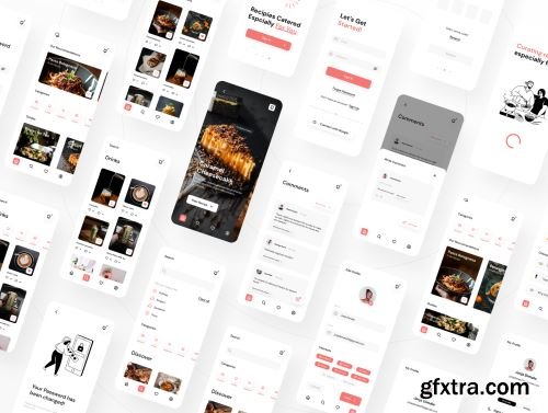 HomeCooked Recipe Mobile UI Kit Ui8.net