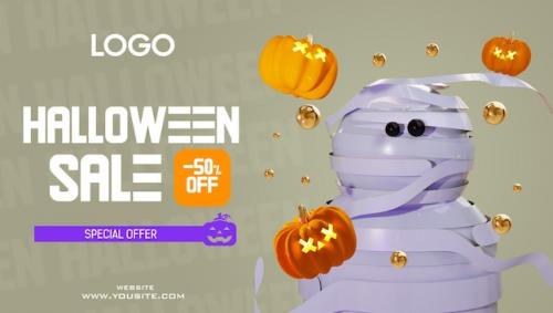 Premium PSD | Halloween pumpkin holiday ghosts monsters night scary Premium PSD