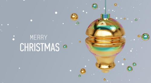 Premium PSD | Christmas ball 3d render design garland sale banner Premium PSD