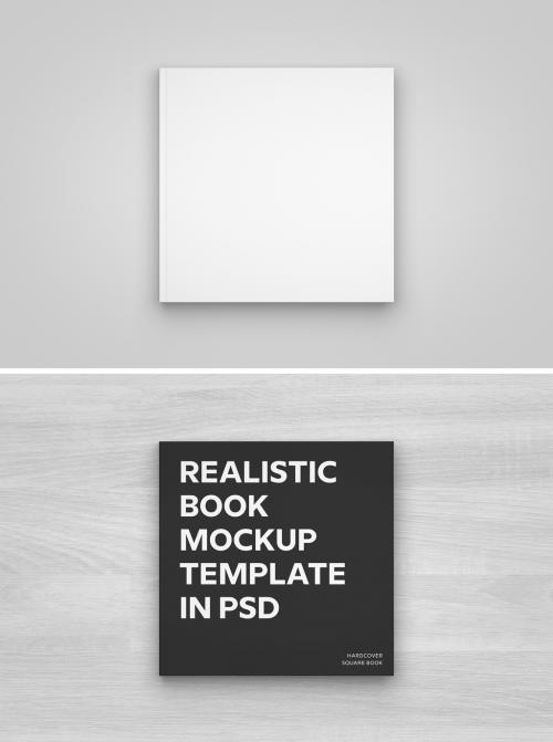 Realistic Book Mockup Template in PSD 642195827