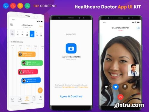 Healthcare Doctor Android UI Kit Ui8.net