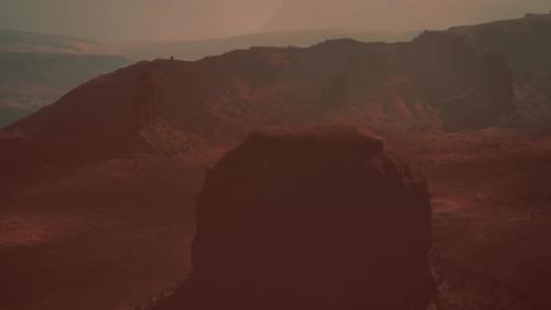 Videohive - Panorama with Famous Monument Valley From Arizona - 48368326 - 48368326