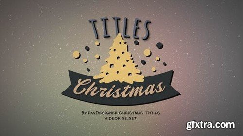 Videohive Merry Christmas Titles 48674217