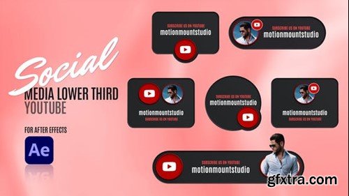 Videohive Social Media Lower Thirds - Youtube 48665980