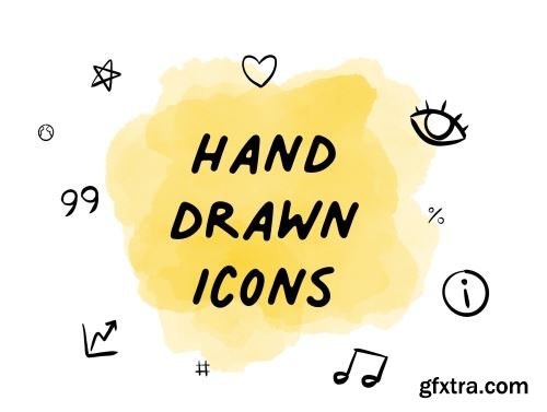 Hand-drawn icons Ui8.net