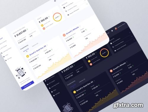 GrowFix: Financial Dashboard UI Kit Ui8.net