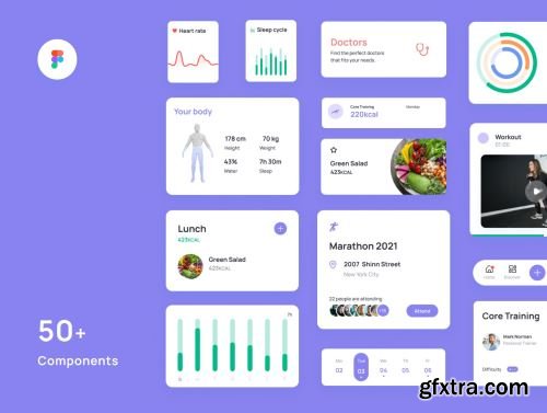 Health UI Kit Ui8.net