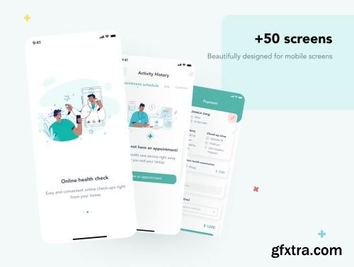 Heally - Medical App UI Kit Ui8.net
