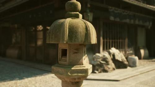 Videohive - Japan Cityscape in Tample Historic District - 48368595 - 48368595