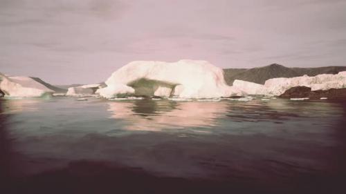 Videohive - Icebergs Glaciers and Mountains of Antartic Peninsula - 48368619 - 48368619