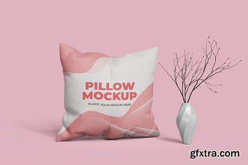 Square Pillow Mockup YGAGYEB
