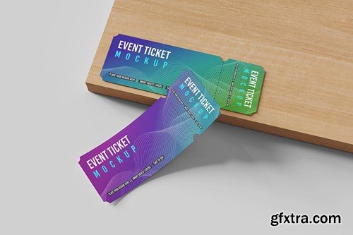 Event Ticket Mockup 8BUFADG