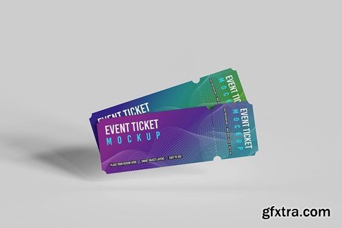 Event Ticket Mockup 8BUFADG