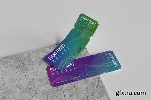 Event Ticket Mockup 8BUFADG